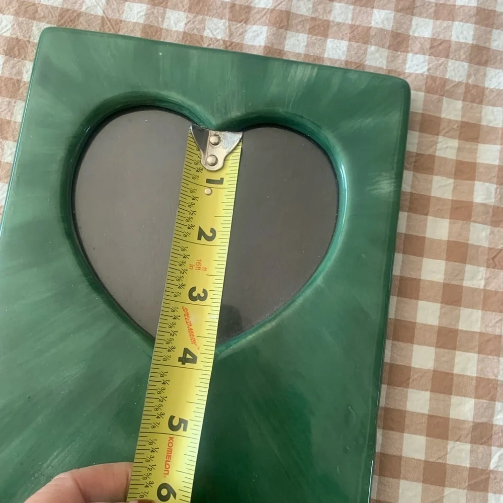 Green Heart Photo Frame